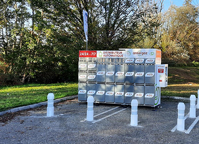 distributeur automatique de bouteilles de gaz Poligny