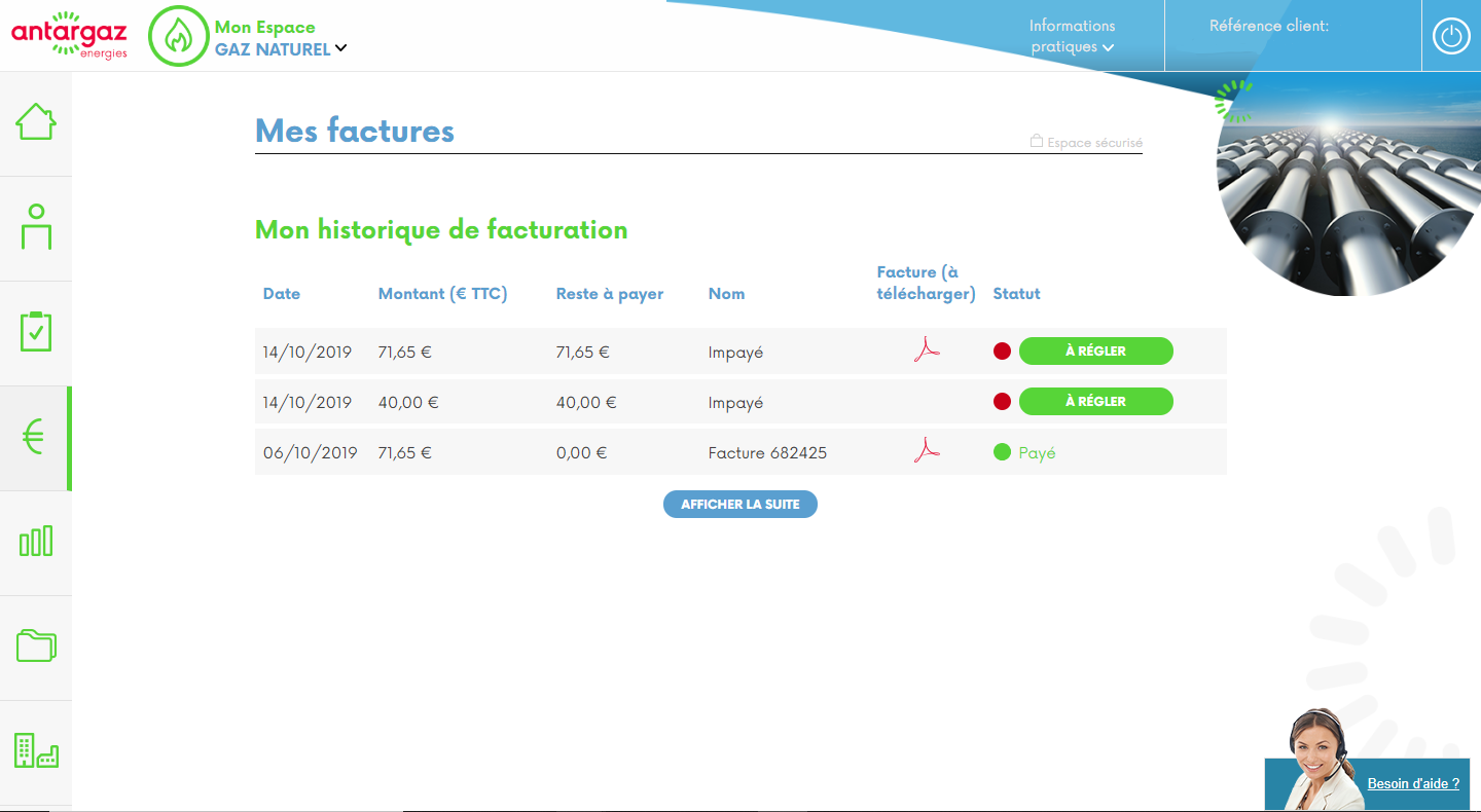 Espace Client GN